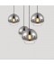 1 Light Modern/Contemporary Plating Glass Pendant Light