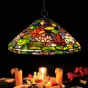 16 Inch Stained Glass Pendant Light