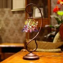 7 Inch Rural Stained Glass Table Lamp