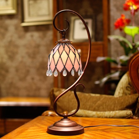 7 Inch Stained Glass Table Lamp