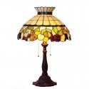 18 Inch Fruit Stained Glass Table Lamp