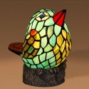 Bird Stained Glass Table Lamp