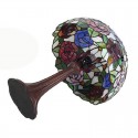 12 Inch Rose Stained Glass Table Lamp