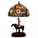 12 Inch Rural Stained Glass Table Lamp