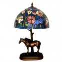 12 Inch Rural Stained Glass Table Lamp