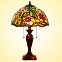 16 Inch Retro Stained Glass Table Lamp