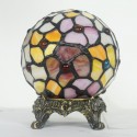 Yellow Stained Glass Table Lamp