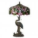 20 Inch Rural Stained Glass Table Lamp