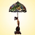 16 Inch Retro Stained Glass Table Lamp