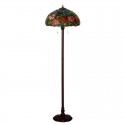 18 Inch Retro Stained Glass Floor Lamp