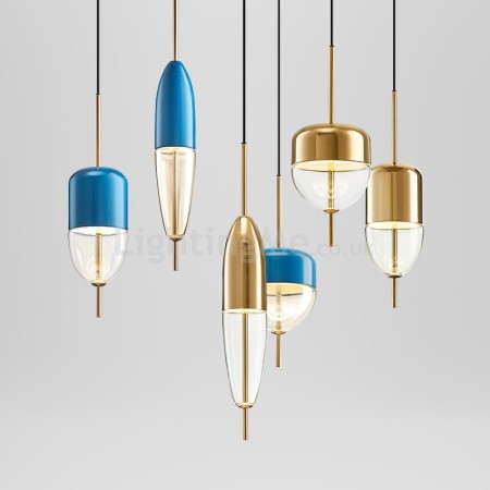 1 Light Modern/Contemporary Glass Pendant Light