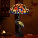 Retro Stained Glass Table Lamp