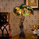 20 Inch Rural Stained Glass Table Lamp