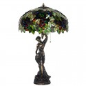 20 Inch Rural Stained Glass Table Lamp