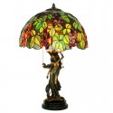 16 Inch Rural Stained Glass Table Lamp