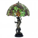 16 Inch Rural Stained Glass Table Lamp