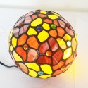 Red Stained Glass Table Lamp