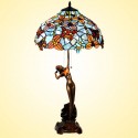 16 Inch Retro Stained Glass Table Lamp