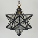 10 Inch 1 Light Stained Glass Pendant Light