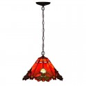 Retro Stained Glass Pendant Light