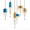 1 Light Modern/Contemporary Glass Pendant Light