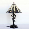 10 Inch Baroque Stained Glass Table Lamp