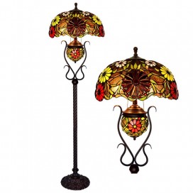 18 Inch Stained Glass Floor Lamp