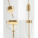 1 Light Modern/Contemporary Glass Pendant Light