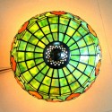 12 Inch Rustic Stained Glass Table Lamp