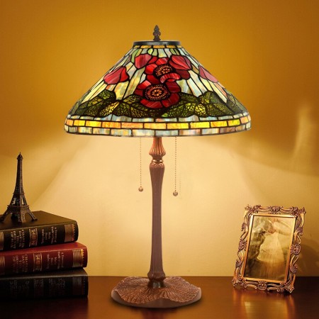 16 Inch Stained Glass Table Lamp