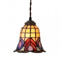 7 Inch Stained Glass Pendant Light