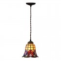 7 Inch Stained Glass Pendant Light