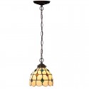 7 Inch Stained Glass Pendant Light