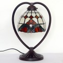 7 Inch Baroque Stained Glass Table Lamp