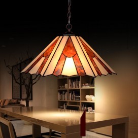 16 Inch Stained Glass Pendant Light