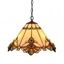 Retro Stained Glass Pendant Light