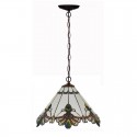 Retro Stained Glass Pendant Light