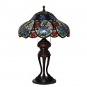 21 Inch Rose Stained Glass Table Lamp