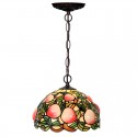 12 Inch Stained Glass Pendant Light