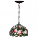 12 Inch Stained Glass Pendant Light