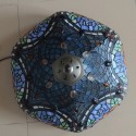 18 Inch Rose Stained Glass Table Lamp