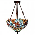 16 Inch Stained Glass Pendant Light