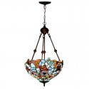 16 Inch Stained Glass Pendant Light