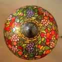 16 Inch Rural Stained Glass Pendant Light