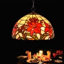 12 Inch Stained Glass Pendant Light