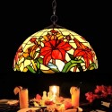 16 Inch Stained Glass Pendant Light