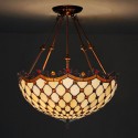 18 Inch Stained Glass Pendant Light