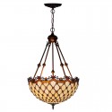 18 Inch Stained Glass Pendant Light