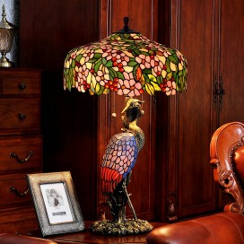 20 Inch Stained Glass Table Lamp