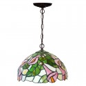 12 Inch Stained Glass Pendant Light